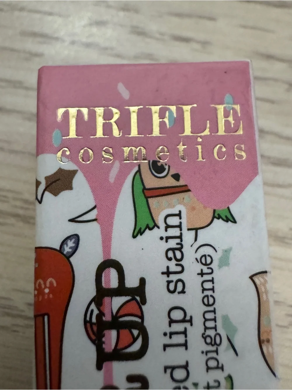 Lip Gloss/Syrup: Trifle Lolly